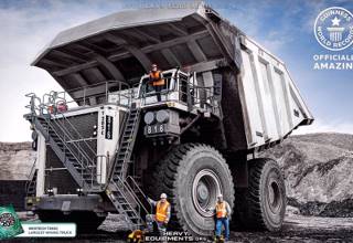 World Records Guinness of the Giant Liebherr T282C Mining Truck

