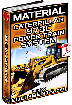 Schematic Caterpillar 973C Track-Type Loader Power Train