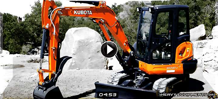How to Operate a Kubota Mini-Excavator Video