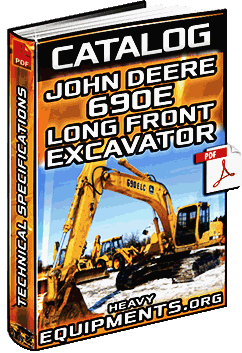 John Deere 690E LC Excavator with Long Front Catalogue Download