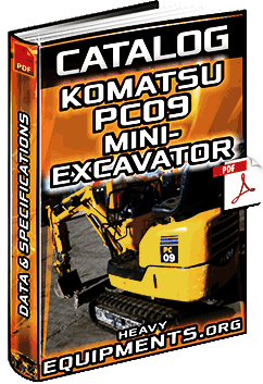 Komatsu PC09-1 Mini-Excavator Catalogue Download