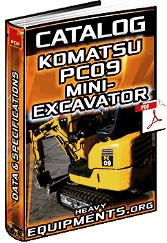 Komatsu PC09-1 Mini-Excavator Catalogue