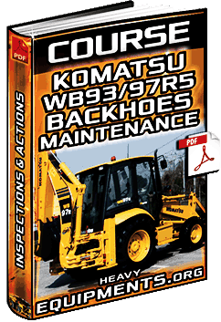Komatsu WB93/97R-5 Backhoes Maintenance Course Download