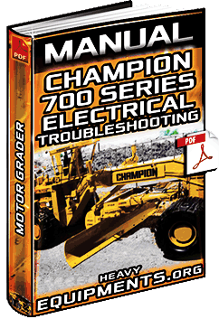 Champion 700 Series Motor Grader Manual