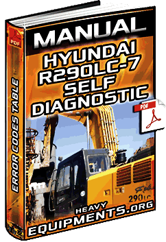 Hyundai R290LC-7 Excavator Self Diagnostic System Manual