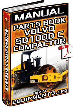 Volvo SD100D C Vibratory Compactor Parts Book Manual