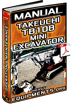 Takeuchi TB108 Mini Excavator Manual Download