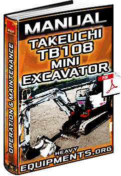 Takeuchi TB108 Mini Excavator Manual