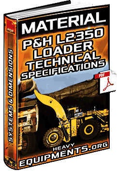 P&H L2350 II Wheel Loader Material