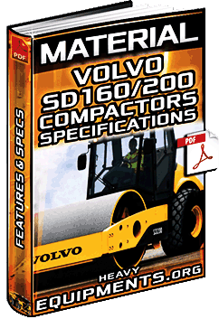 Volvo SD160 & SD200 Soil Compactors Material