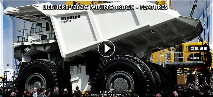 Liebherr T282C Mining Truck Video