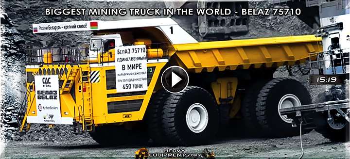 The biggest BelAZ 75710 Mining Truck Video