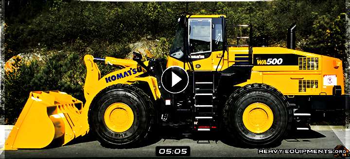 Komatsu WA500-7 Tier 4 Interim Wheel Loader Video