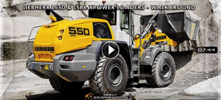Liebherr L550 & L586 Xpower Wheel Loaders Video