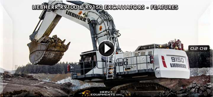 Liebherr R9100 & R9150 Hydraulic Excavators Video