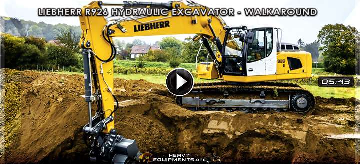 Liebherr R926 Hydraulic Excavator Video