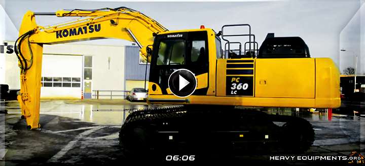 Pre-Operation Inspection on the Komatsu PC360LC-11 Hydraulic Excavator Video