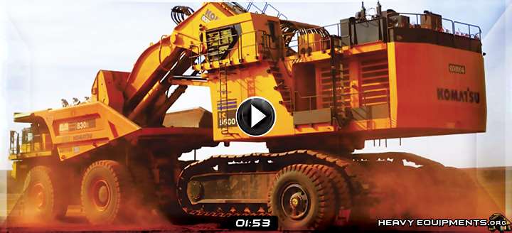 Sleipner E550 Transport System Moving a Komatsu PC5500 Shovel Video