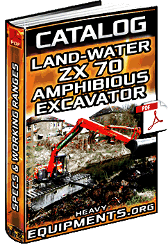 Specalog: Land & Water ZX70 Amphibious Excavator Specifications