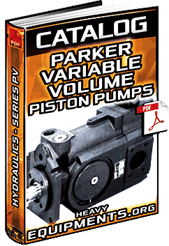 Catalog for Parker Hydraulics Series PV Variable Volume Piston Pumps