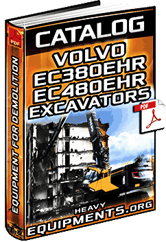 Specalog: Volvo EC380EHR & EC480EHR Excavators for Demolition - Specs