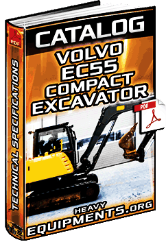 Specalog: Volvo EC55 Compact Excavator - Technical Specifications & Dimensions