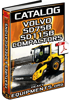 Specalog for Volvo SD75B & SD115B Compactors - Features & Specifications