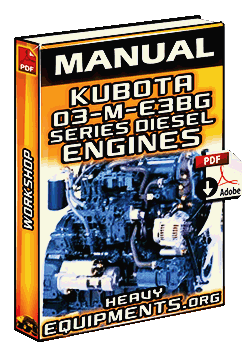 Kubota 03-M-E3BG Series Diesel Engine WorkShop Manual