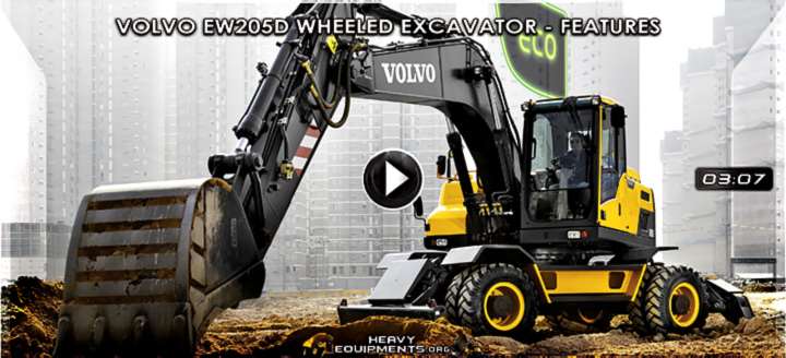 Video: Volvo EW205D Wheeled Excavator - Features & Benefits